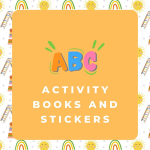 board book sticker books kids reusable travel sticker