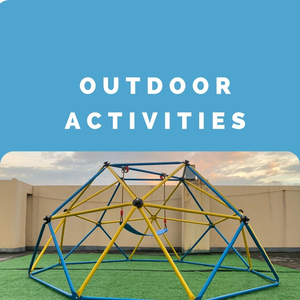 outdoor playground dome wood gym