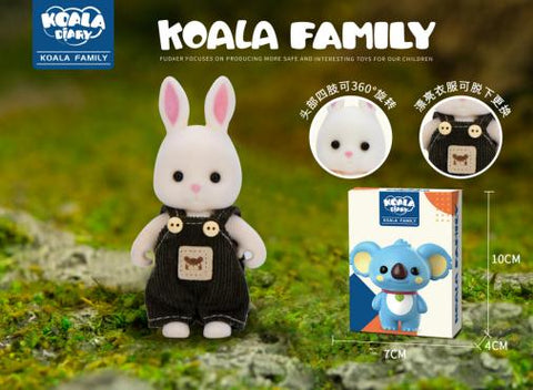 Mini Animal Dolls for Dollhouse 10cm