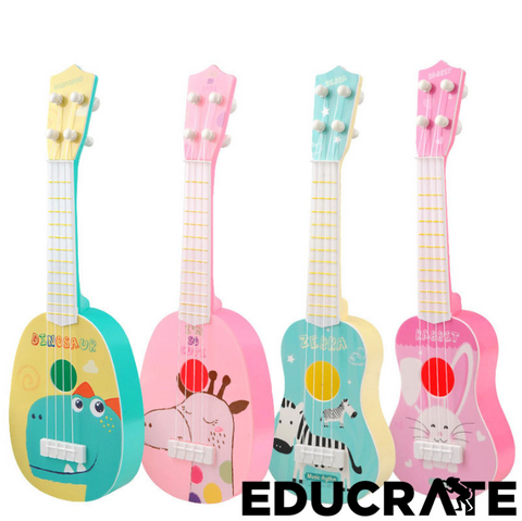 EducratePh Toddler Ukulele Guitar 4 string Musical Instrument Toy / Early Learning