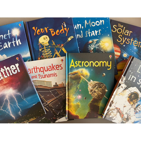 Usborne Beginner Science Collection 10books/set  body earth volcano planet