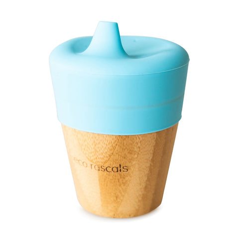 Eco rascals 190ml BAMBOO cup with sippy feeder