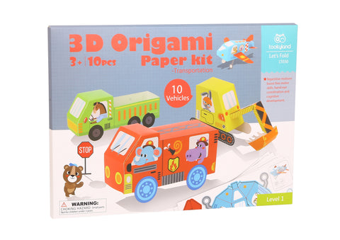 TookyLand 3D ORIGAMI for Kids / Brain Exercise craft