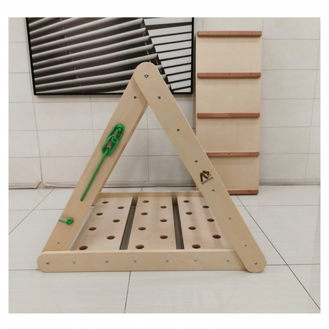 5 in 1 Junior Activity Pikler Triangle with reversible Ramp