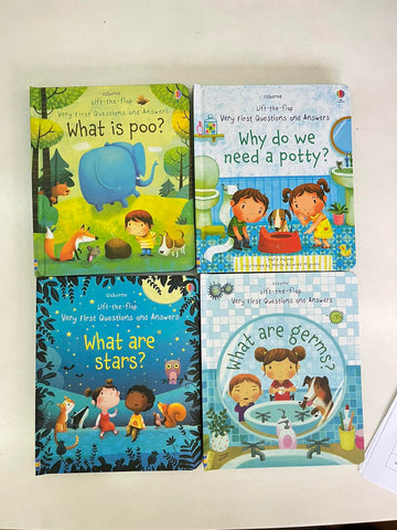 Usborne VERY FIRST QUESTIO What are star / what is poo /what are germs  why do we potty