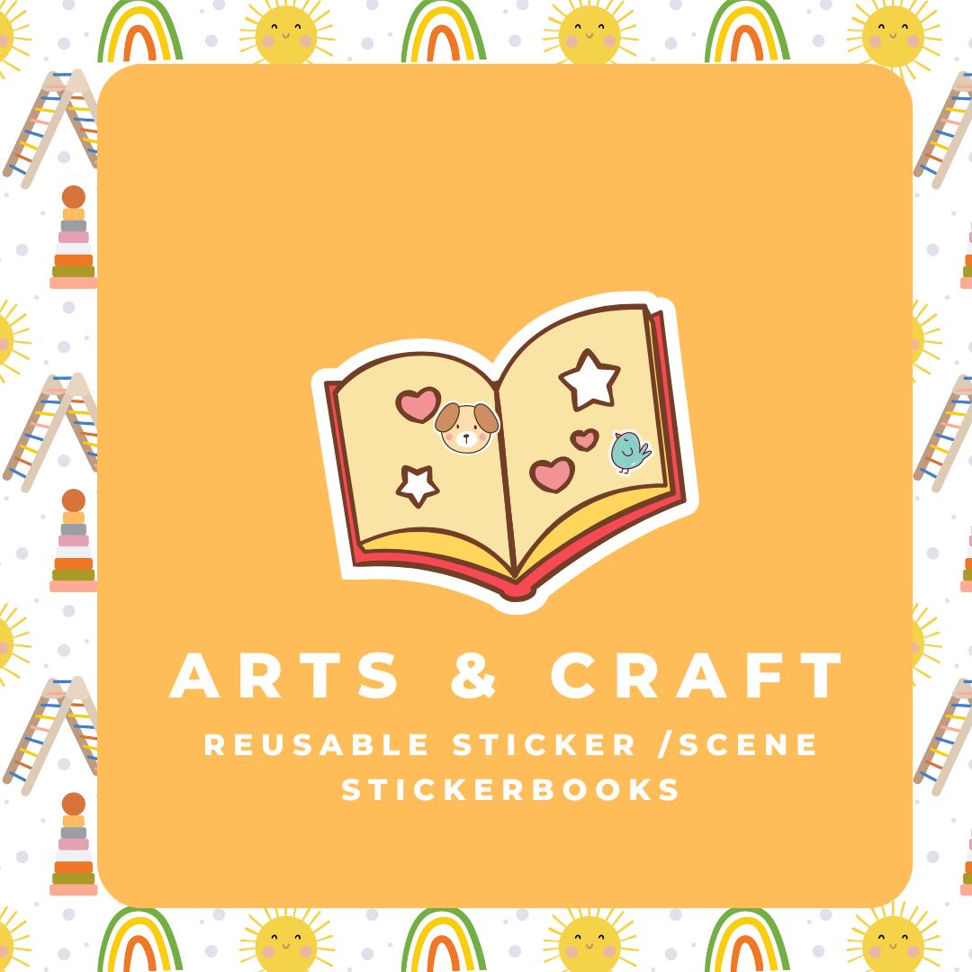 Reusable Sticker Book / Scene Sticker Books – Wear Love Babies - EducratePH