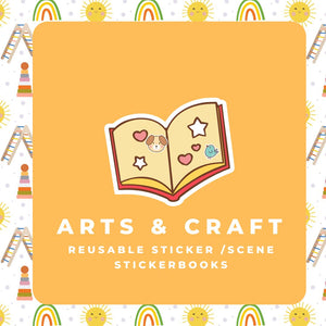 Reusable Sticker Book / Scene Sticker Books