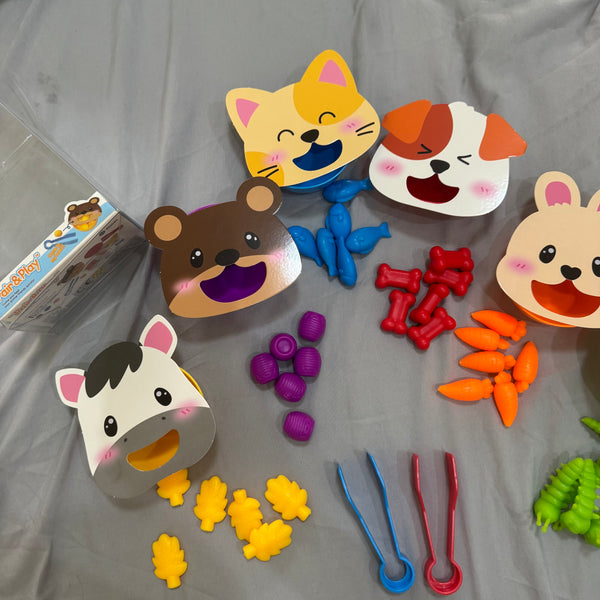 Color Counting and Sorting Dinosaur  Koala Math Pattern