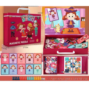 Magnetic Dressing game with Board Game