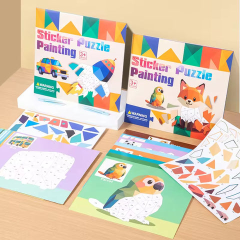 Sticker Puzzle Painting Kit for Kids | Fun Mosaic Art Activity (3+ Years)