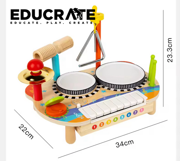 Musical Instrument Toy Set – All-in-One Music Station for Kids (Ages 3+)
