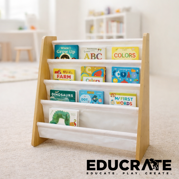 EducratePH Tidy Play Kids Front Facing Sling Bookshelf W0697