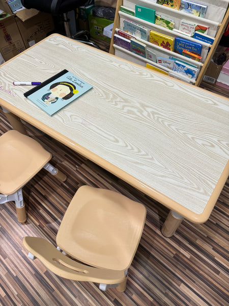 Kids Study Table and Chair (Adjustable Height) Ergonomic Chair