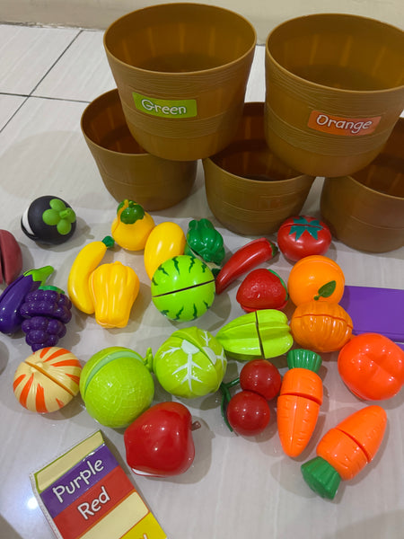 First Play Fruits / Color Sorting 5 basket