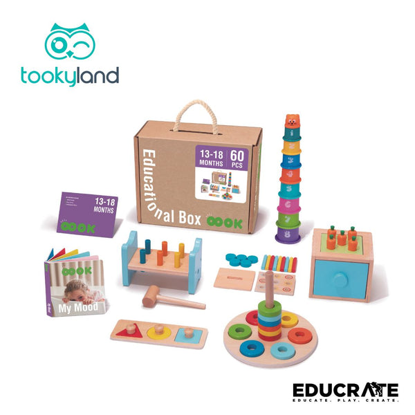 tooky toy Educational Play Kit / Educational Box for Toddler gift kit tooky land