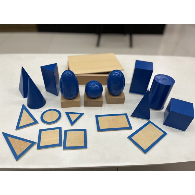 Montessori Geometric solids / math material / – Wear Love Babies ...