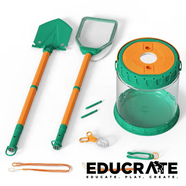 EducratePH Koala Diary Beach Explorer Toy Set  Sand & Sea Catching Kit fish coral