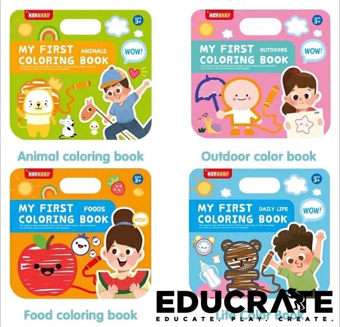 Keybaby My First Coloring Book