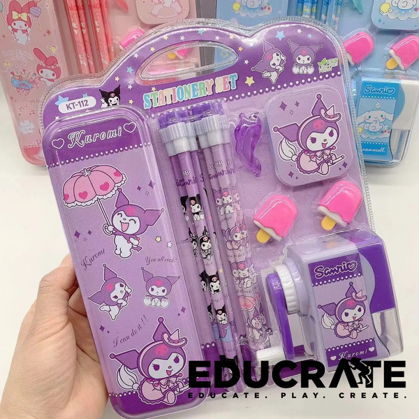 Stationary Set ( Pencil Case, Pencil, Eraser)