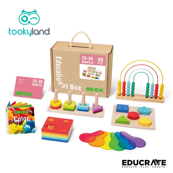 tooky toy Educational Play Kit / Educational Box for Toddler gift kit tooky land