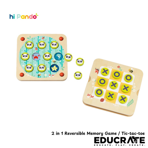 Hi Pando 2 in 1 Memory Game and tic tac toe by EducratePH