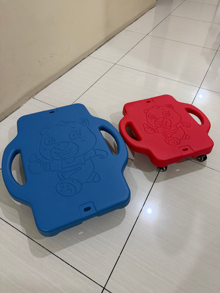 Educrateph Floor Scooter Board for Kids | Rolling Scooter Board with Sit & Spin Fun