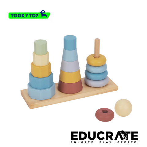 Tooky Toy Shape Stacking Tower