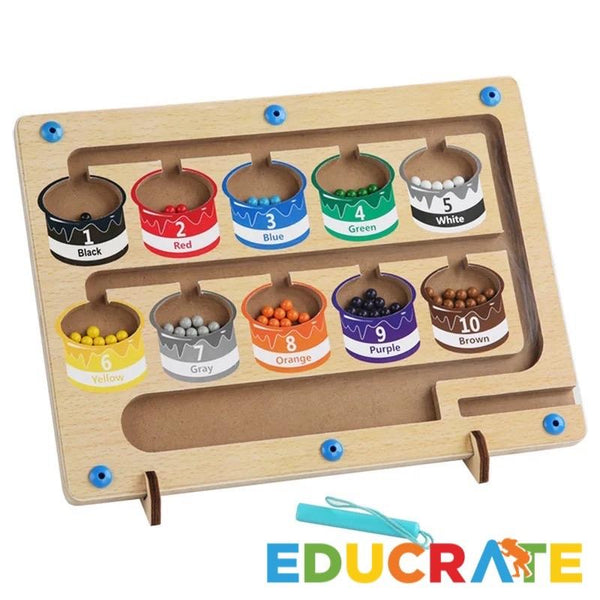 Magnetic Color Classification Maze game for Toddler