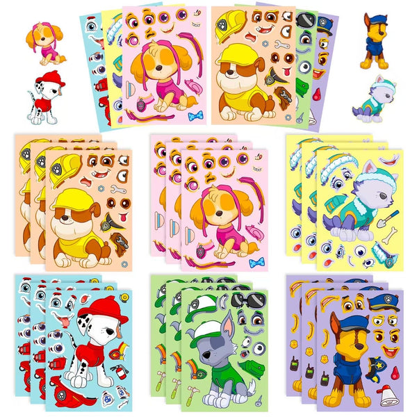 Make a face Sticker 6sheets/pack