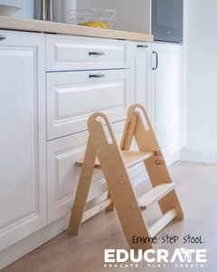 Emme Foldable Wooden Step Stool