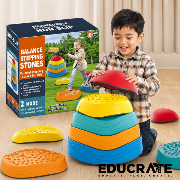 EducratePH 5pcs Balance Stepping Stone / Gross Motor Balance and Coordination
