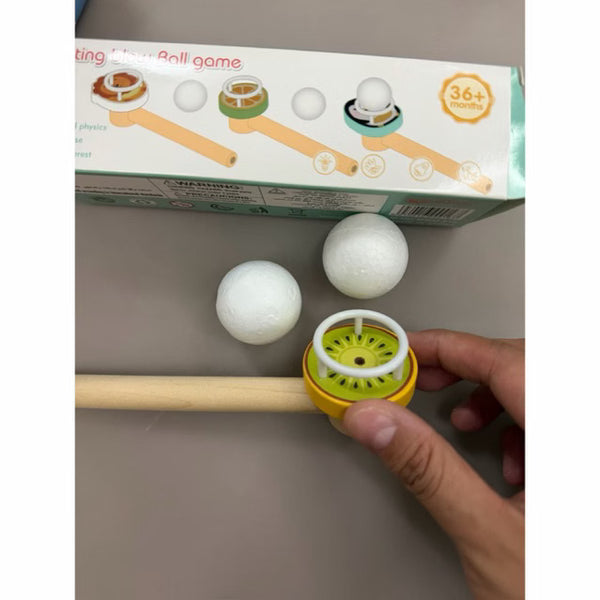 educratePH Floating Blow Ball Game for | Oral Breath Control Toy | Speech Therapy Airflow Activity