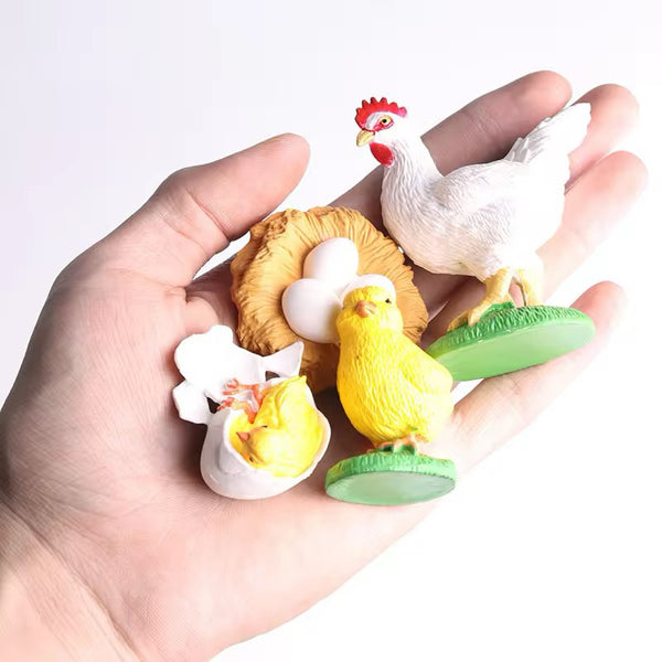 EducratePH Life Cycle Figurines of Animals, Insect, Plant and Butterfly