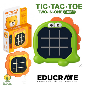 TIC-TAC-TOE Two-in-One Game – Light & Sound Edition