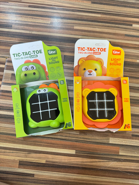 TIC-TAC-TOE Two-in-One Game – Light & Sound Edition