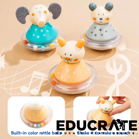 Animal Musical Wobbler Toy – Soothing Music & Sensory Development for Babies