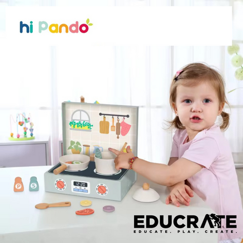 Hi Pando Cardboard Kitchen Box Set with Pots and Pan HP061