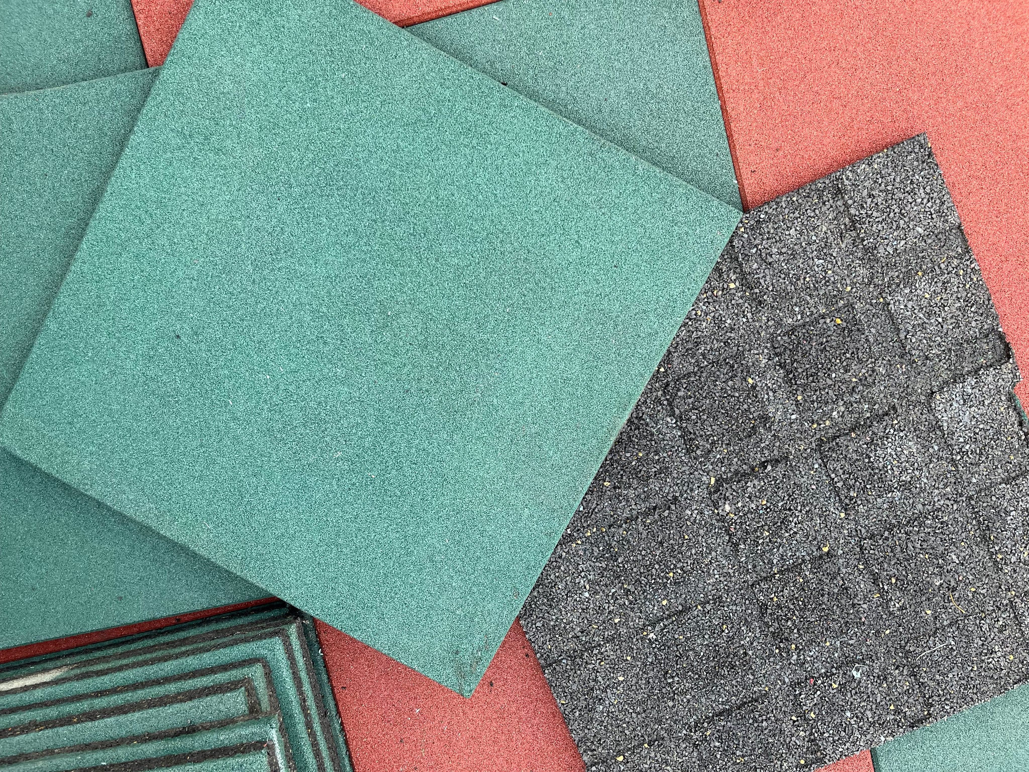 Outdoor Rubber Tile / Outdoor Rubber Playground Mat