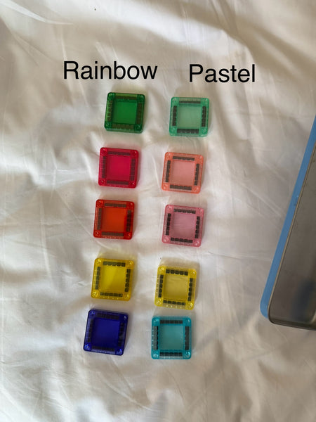EducratePH Mini Magnetic Tiles 40pc Set with Travel Tin Case