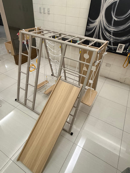EducratePH Falcon Steel Activity Jungle Gym / Slide and Swing