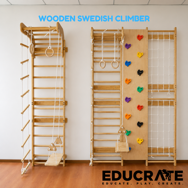 EducratePH Wooden Swedish Climbing for Kids