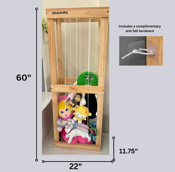 Wooden Zoo Toy Storage / Stuff toy storage