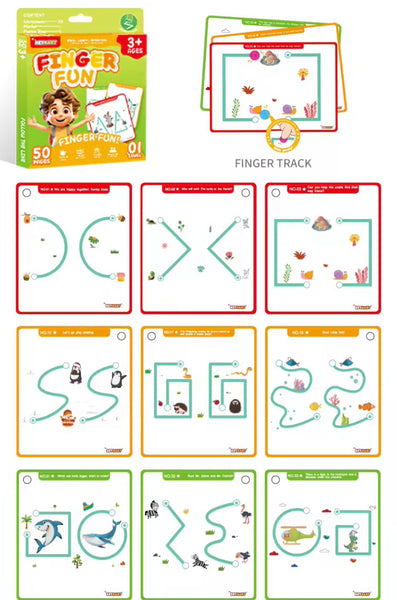 KeyBaby Advanced Pen Control Training Activity Book– Learning Books for Ages 3+ | Dot to Dot Tracing Preschool