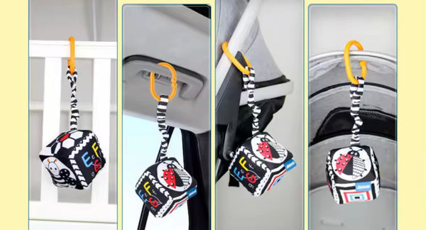 Soft Hanging Rattle for Crib and Stroller or Car