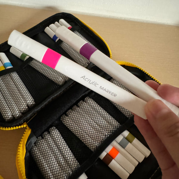 Acrylic Marker with Sling Bag 24 Color