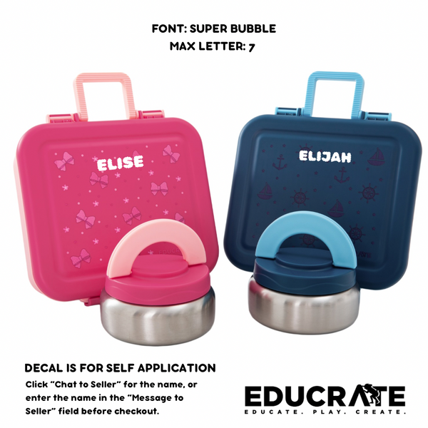 EducratePH Bento Box with Handle + Stainless Soup Jar (2-in-1 Lunch Set) Lunchbox