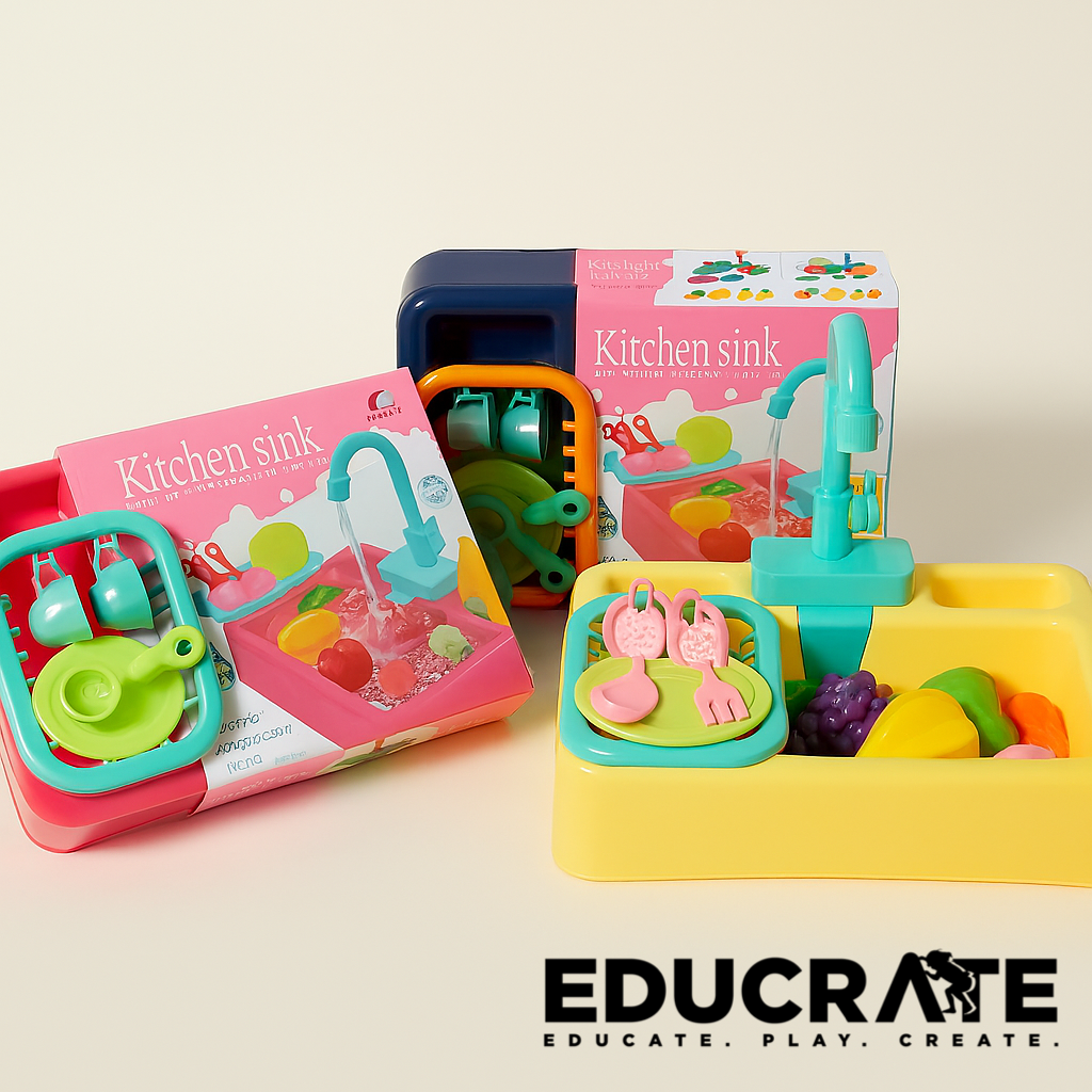 Kitchen Sink Toy – Pretend Play Washing Set for Kids