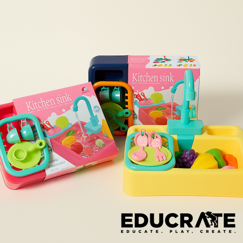 Kitchen Sink Toy – Pretend Play Washing Set for Kids