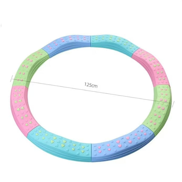 8pcs Textured Balance Beam Plastic