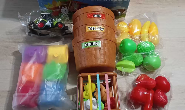 educratePH 4-in-1 Farm Theme Starter Toy Set | Early Learning & Pretend Play (6 Months+)
